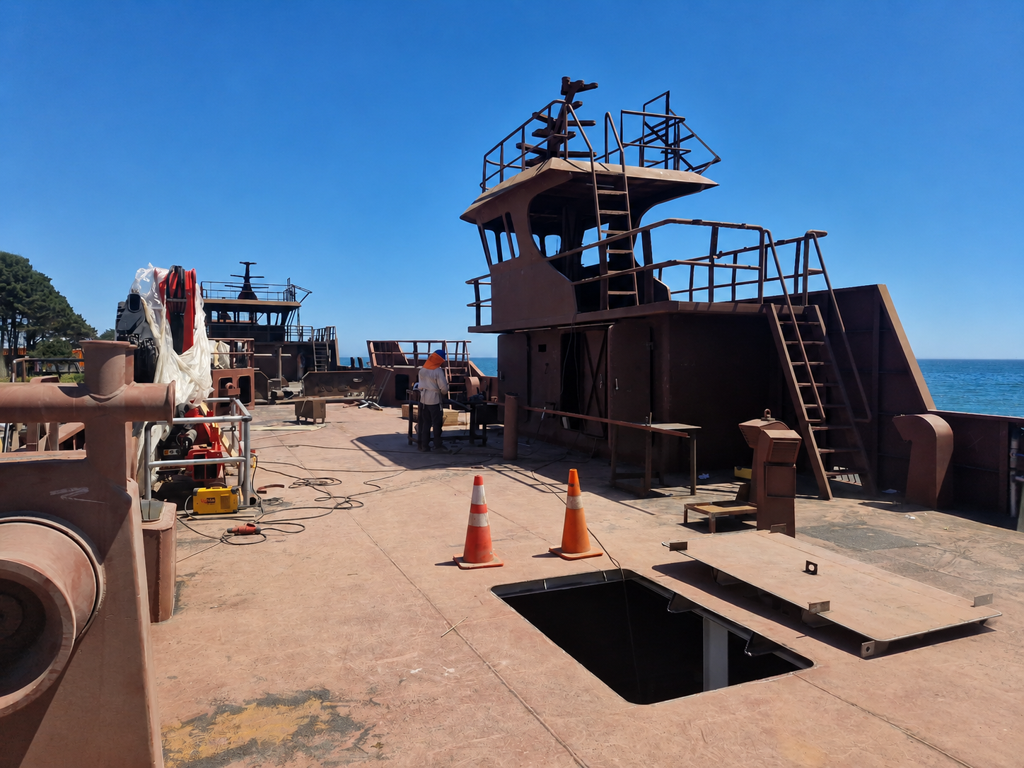 Modelo 3D de embarcación